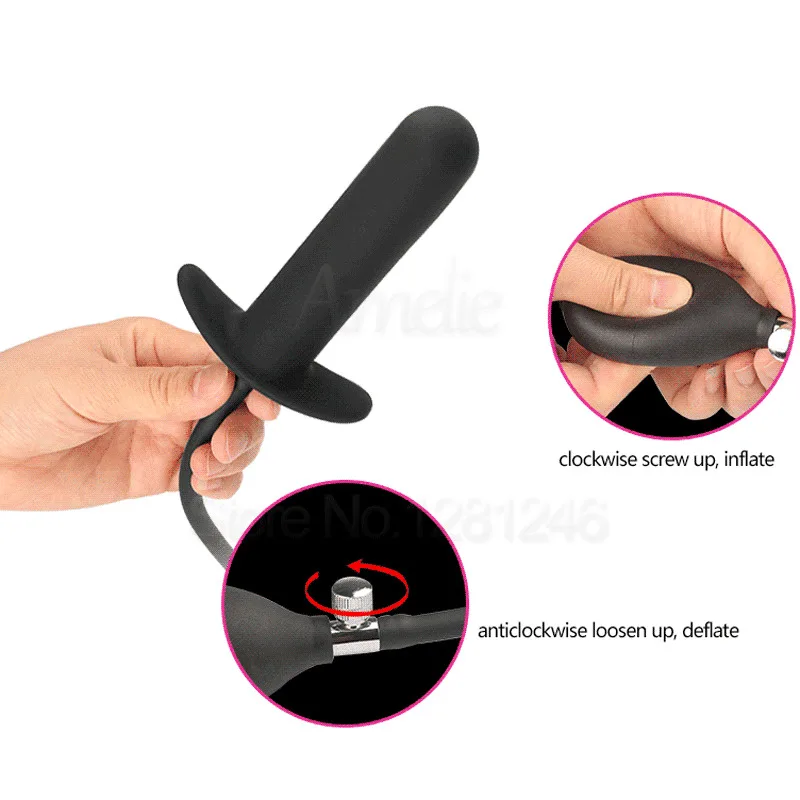 Новинка большой расширяемый анальный расширитель надувная Анальная штепсельная