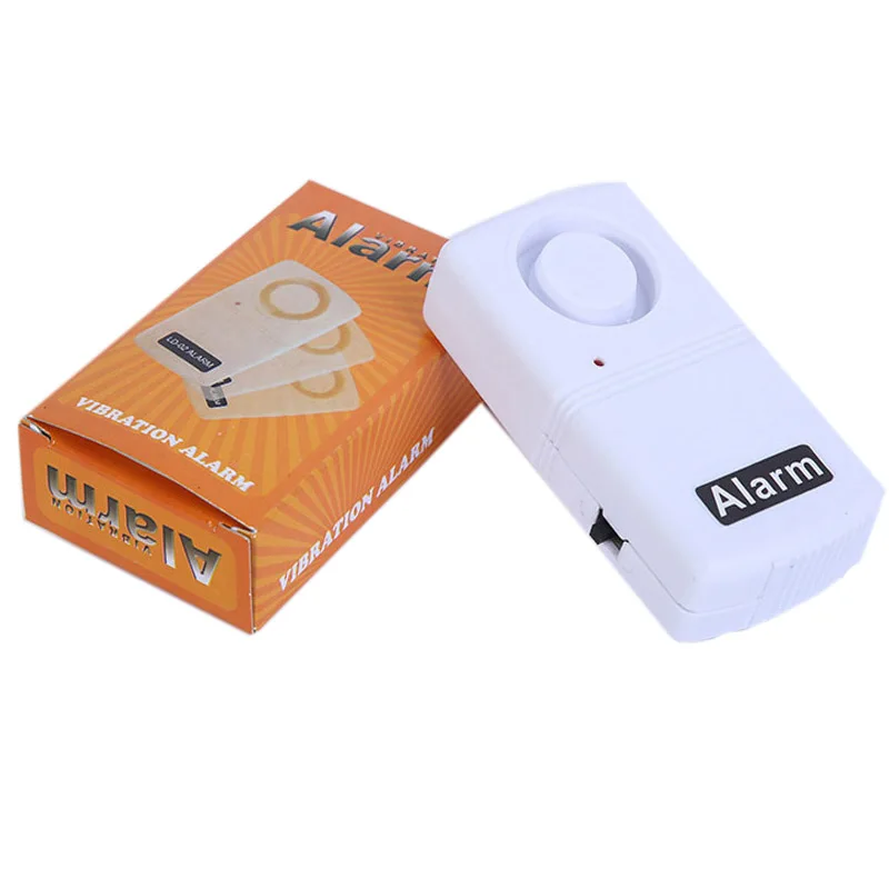 

Mini Shock Vibration Alarm Sensor Detector Anti-Theft Home Security Alarm Systems 120dB Voice for Door Window Car