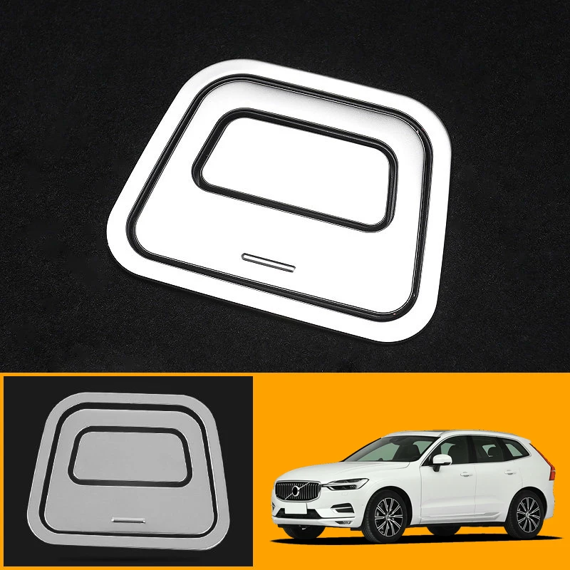 

Fit for Volvo XC60 2018 2019 Stainless Steel Interior Car Interior Backup Tire Cover Trim 3PCS car-styling Accessories