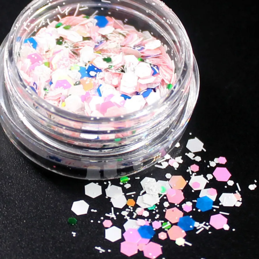 1 Pcs Snowflake Glitter Eyeshadow Glitter Eyes Palette Monochrome Eyes Shimmer Powder Makeup Tool Dance Party Decorations CHS10