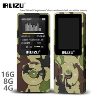 ruizu x02 ultrathin mp3 player usb 4gb 8gb 16gb storage 1 8 inch screen play 80h high quality radio fm e book music player