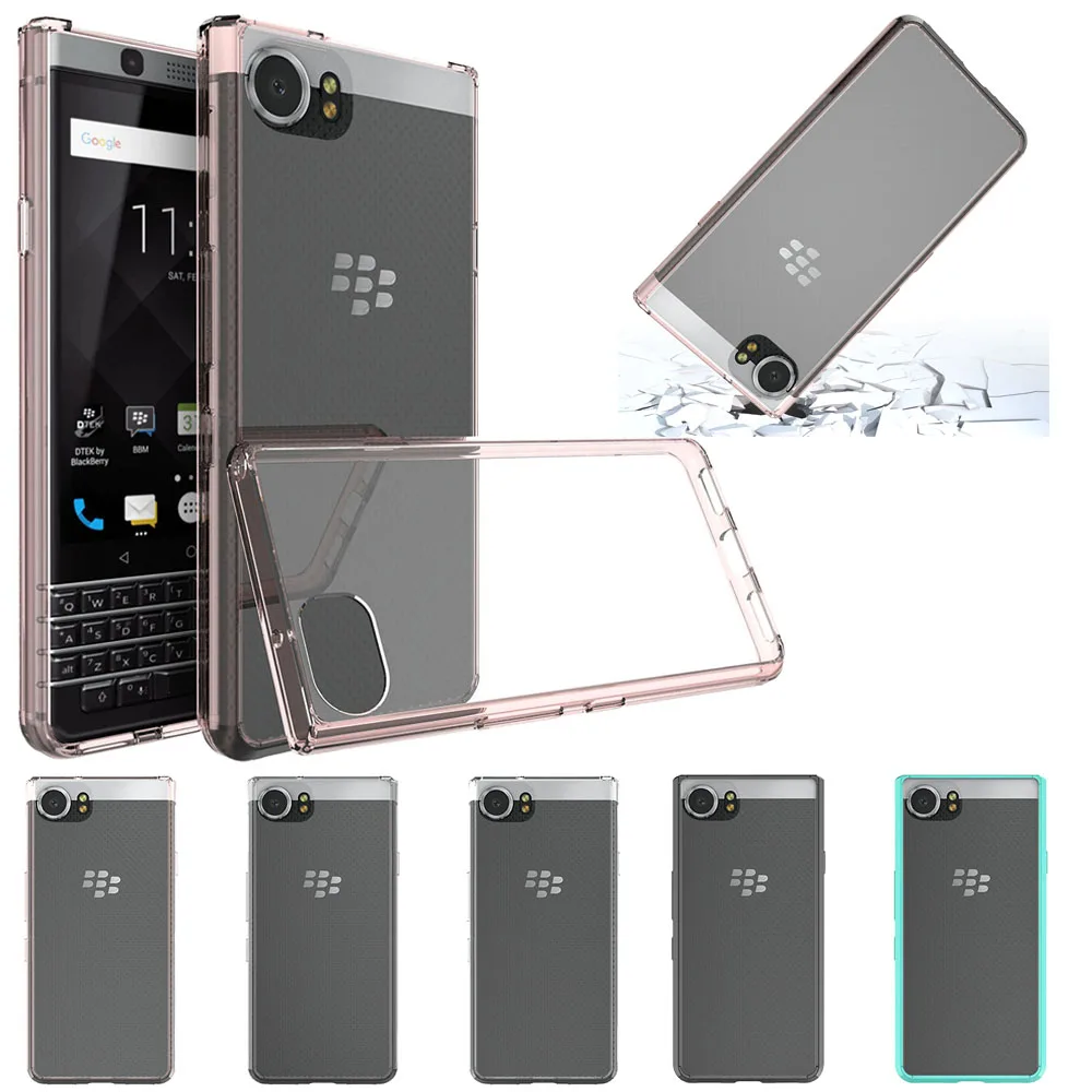 Ultra Thin TPU Acrylic Hard Case For Blackberry Keyone Transparent Crystal Clear Cover Keyone/Mercury/DTEK70 @ |