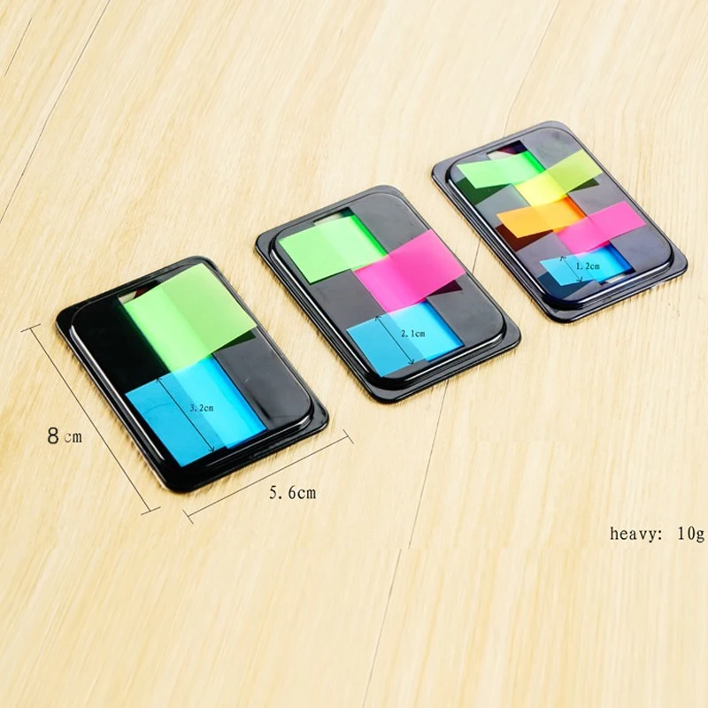 Флуоресцентный цветной самоклеящийся блокнот для заметок клейкие заметки