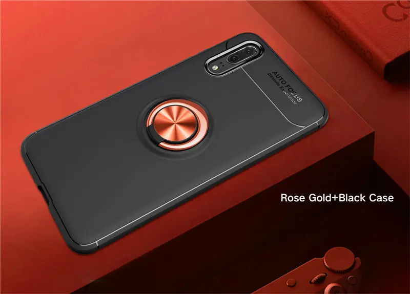 Huawei P 20 EML L29 L09 чехол P20 чехол Силиконовый ТПУ чехол для huawei P20 EML-L29 EML-L09 магнитный автомобильный держатель кольцо TPU чехол s