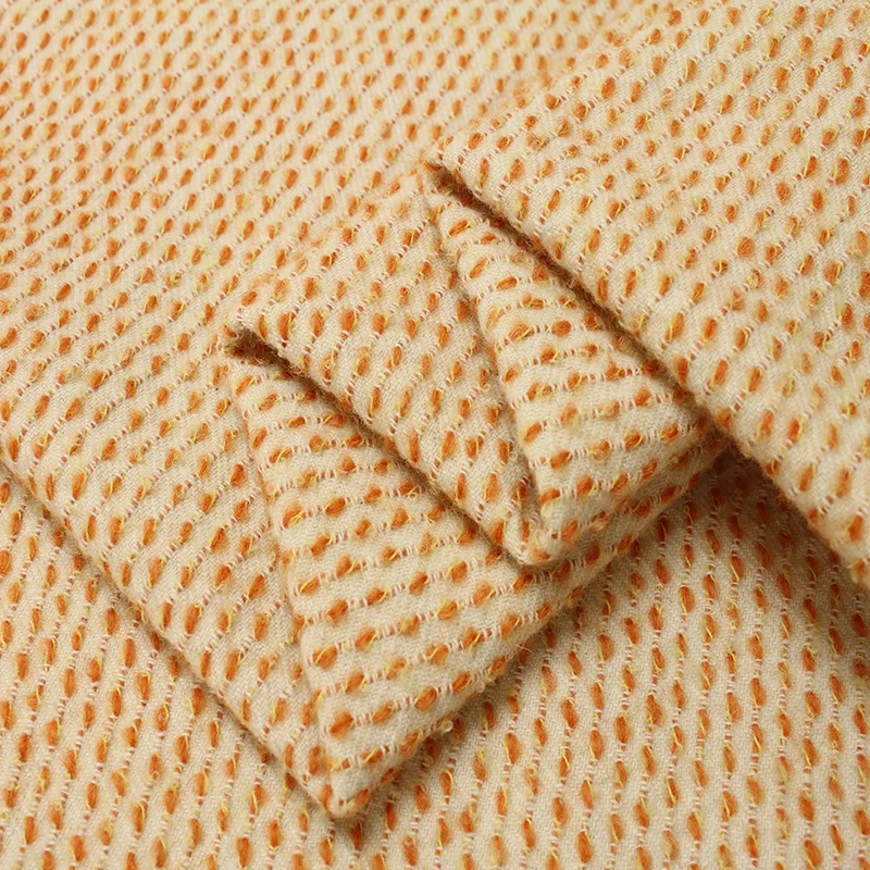 Новые продукты распродажа шерстяное плетение оранжевая толстая секция осень и