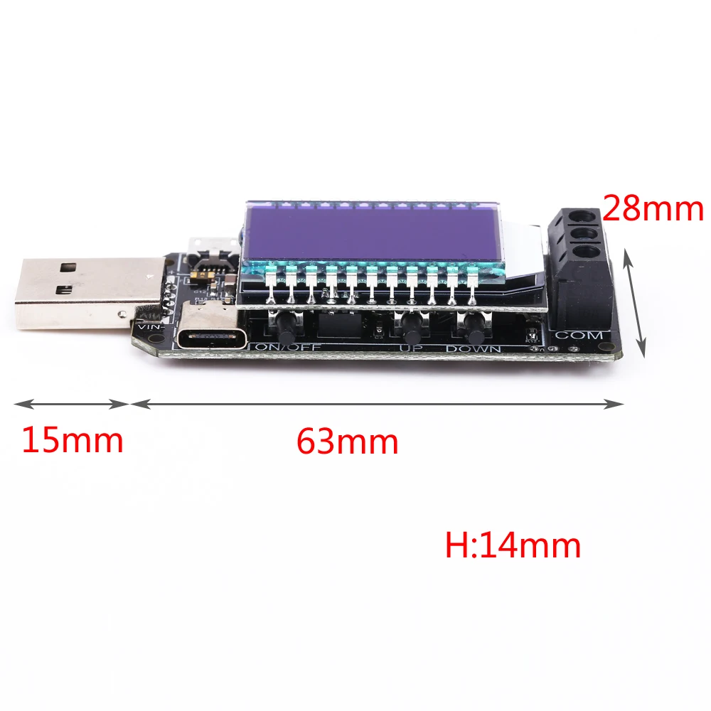 USB Модуль повышения/понижения питания кнопка регулировки повышающий