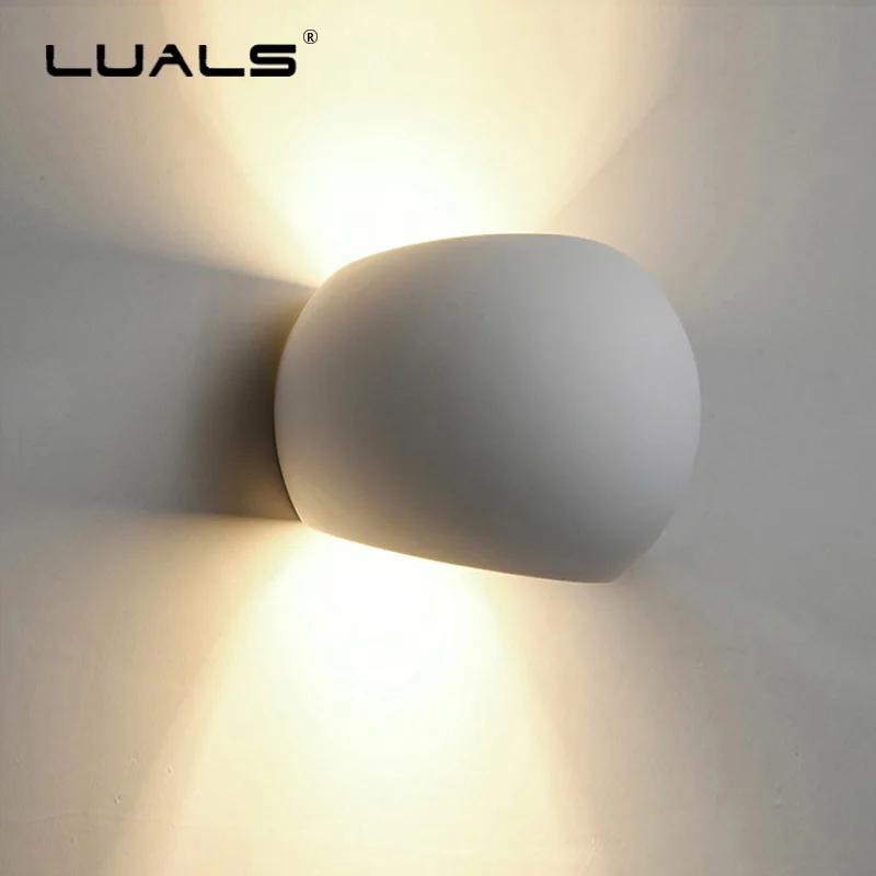 

Fashion Modern Wall Light Simple Gypsum Wall Lamp Creative Hollow Carving Art Wall Lamps G9 LED Wall Lights Indoor Deco Lighting