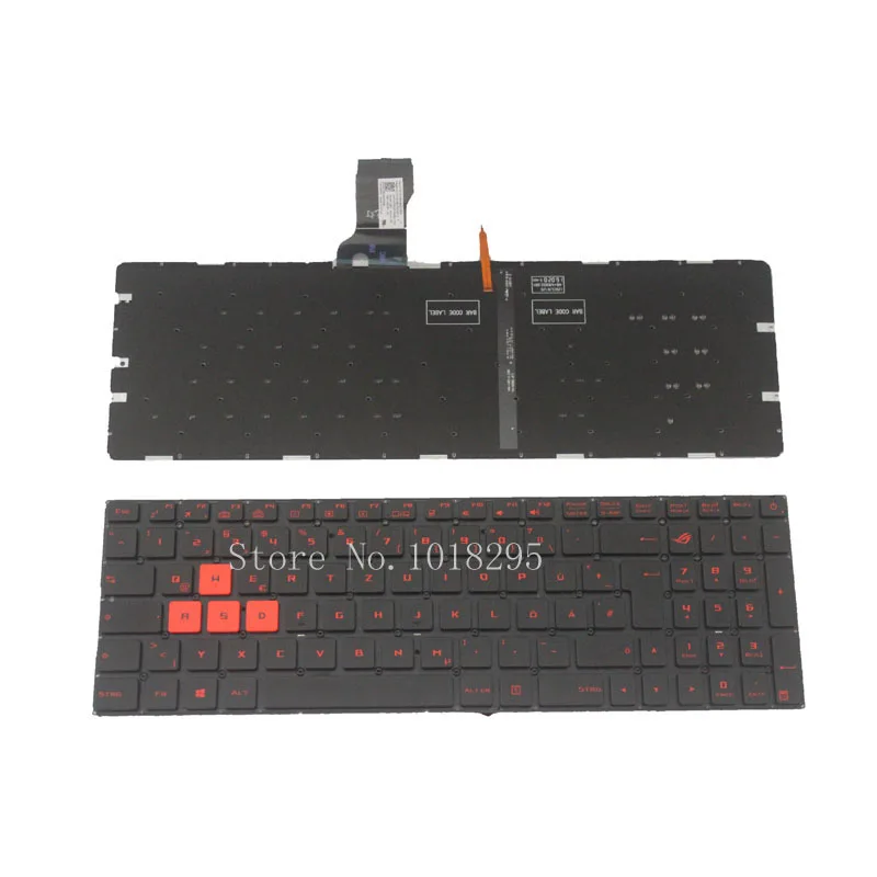 Новая немецкая клавиатура для Asus GL502VT ROG GL502 GL502VM с подсветкой GR Клавиатура для ноутбука