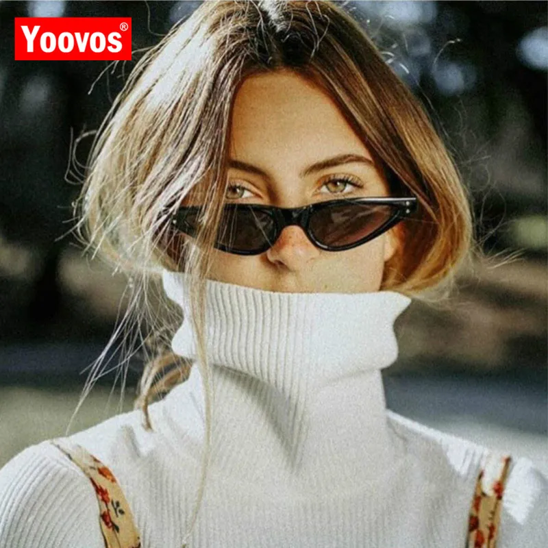 Yoovos коллекция 2021 года солнцезащитные очки в маленькой оправе Женские