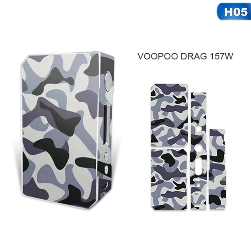 H05 Наклейки на электронные сигареты для VOOPOO DRAG TC 157W коробка мод наклейка на обложку - Цвет: H05