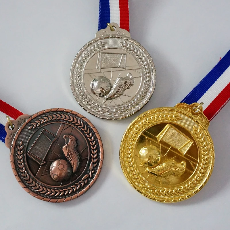 Медаль &quotЗолотые сапоги&quot медаль для футбольных болельщиков из цинкового