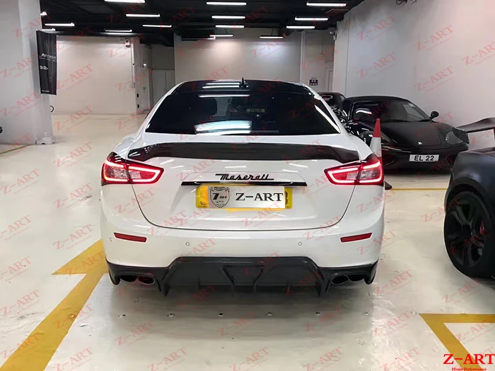 Z-ART Комплект кузова из углеродного волокна для Maserati Ghibli комплект настройки углеродного волокна для Ghibli- углеродное волокно аэродинамический комплект