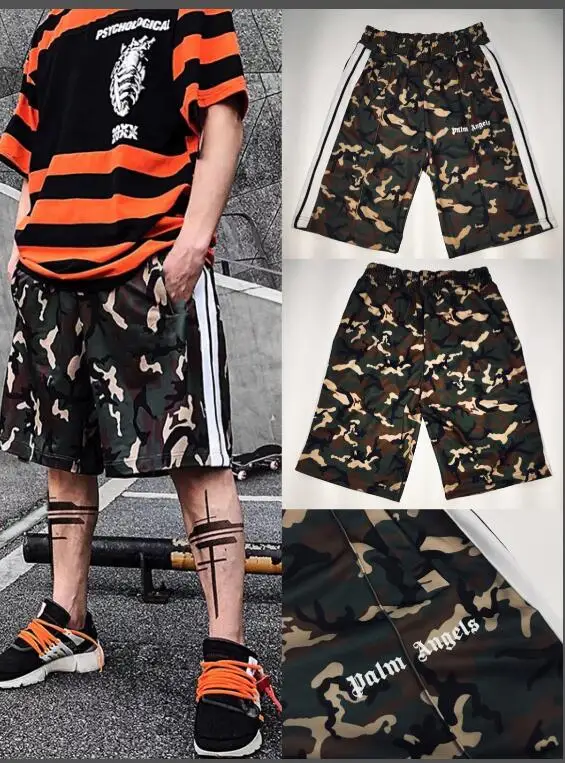 2019 новые шорты с изображением пальмовых ангелов для мужчин и женщин 1:1 в стиле хип