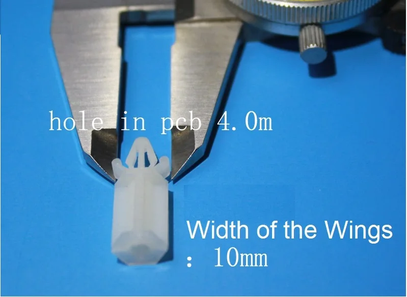 100 шт. пластиковые распорки с внутренним диаметром отверстия 4 мм|plastic spacer|plastic nylon