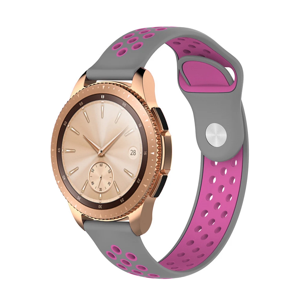 Силиконовый ремешок для Xiaomi Huami Amazfit Stratos 2 Pace Smart Watch Band 22 мм спортивный ремешок для samsung gear S3 huawei GT Active