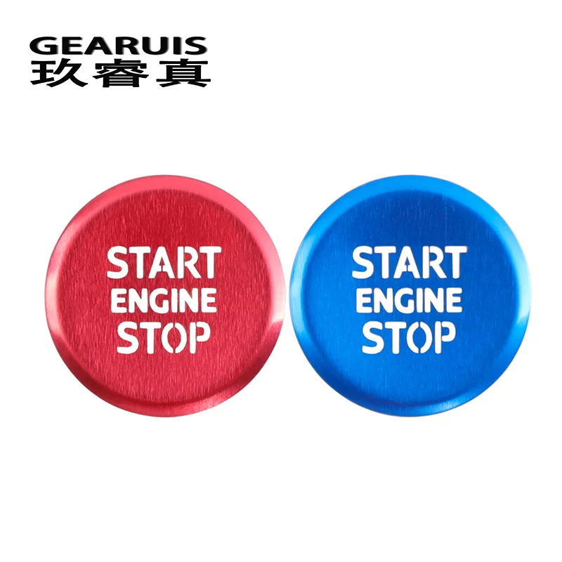 Автомобильный Стайлинг кнопка запуска двигателя переключатель панель чехлы