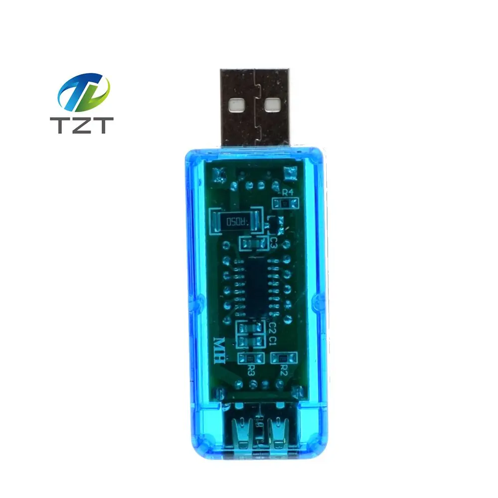 TZT teng цифровой USB Мобильный зарядный ток измеритель напряжения мини зарядное