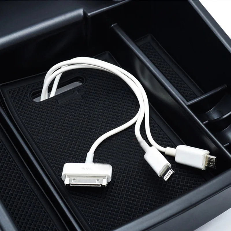 Автомобильный ящик для хранения перчаток подлокотник органайзер центральной