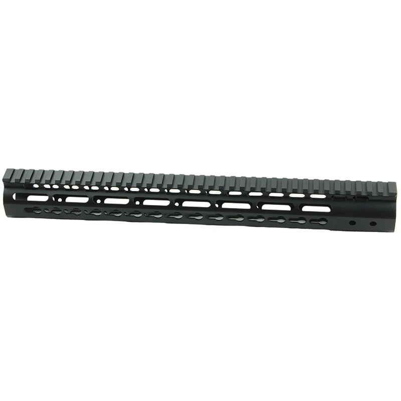 Funpowerland черный Float NSR 15 дюймов Handguard цельный топ Rail Системы KeyMod высокое качество