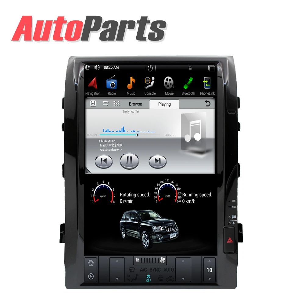 

Android 9.0 4G Tesla Car DVD for Toyota Land Cruier 2007 - 2015 car audio radio multimedia system gps navigation car dvd IPS AUX