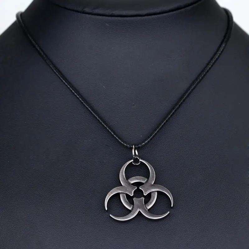 Hot Game Biohazard Resident Evil Necklace Fashion Rope Alloy Pendant And Necklaces Women Men Gift Jewelry | Украшения и