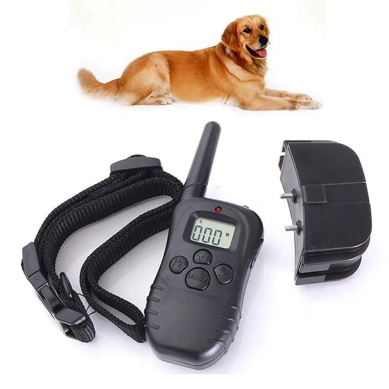 300m Remote Dog Training Collar Electric Shock Anti Bark Large Collars | Дом и сад