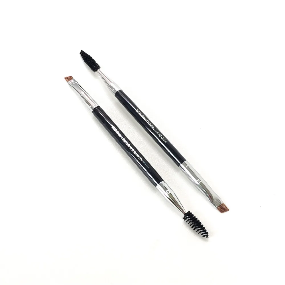 Bd beauty S-SERIES PRO кисть для бровей#20 двухсторонняя плотная щетка для бровей с пудрой для бровей с Spoolie-beauty кисти для макияжа блендер инструмент