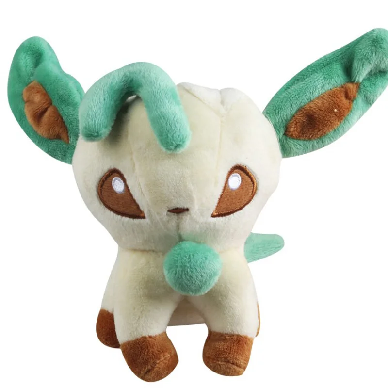 Leafeon 9 Стильные плюшевые игрушки мягкие куклы Umbreon Eevee Espeon Jolteon Vaporeon Flareon Glaceon Leafeon животные мягкие куклы игрушки - Цвет: Leafeon