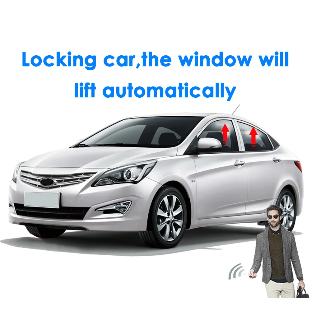 CHSKY Авто Мощность Окно Roll Up Ближе Для Hyundai акцент автосигнализации автомобиль
