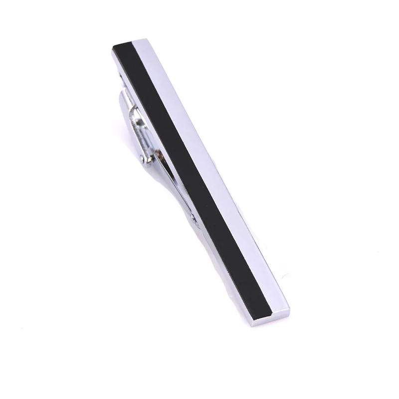 New high quality men's business suit, tie clip, black and white high-quality brass material, fashion wedding dress accessories
