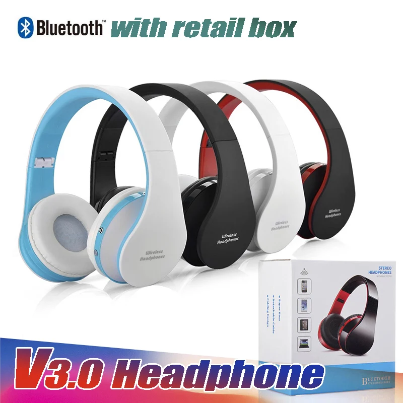20 шт./лот 2018 качественная гарнитура беспроводная DJ v3.0 Аудио Музыка Bluetooth