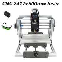 disassembled pack mini cnc 2417 pro 500mw laser diy mini cnc router with grbl control