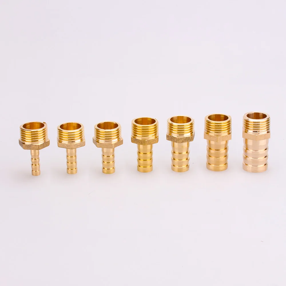 NuoNuoWell 1/2 &quotнаружная резьба BSP коннектор X 6 8 10 12 14 16 19 мм воздушная газовая трубка