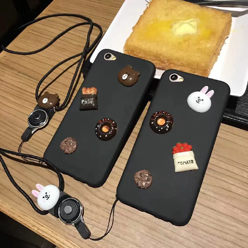 Axbety Kawaii DIY мультфильм чехол для Xiaomi mi 6X/A2 5X/A1 x 2 s Макс 8 6 милый зайчик Кони медведь