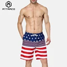Аттракцион мужские плавки шорты американский флаг пляжные шорты Купальники Трусы мужские плавки морские повседневные короткие низ