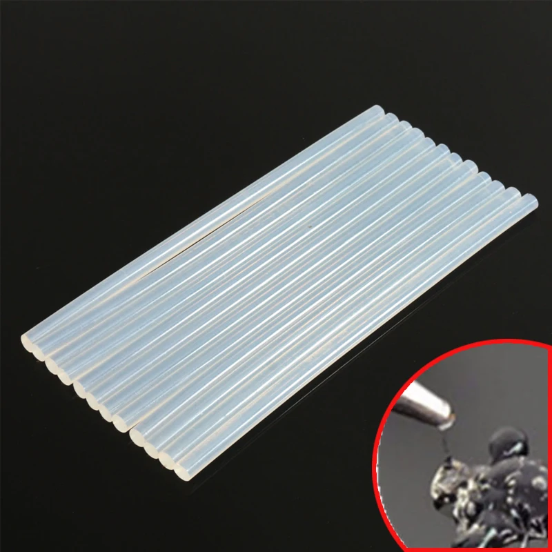 12 штук упак. белые пластиковые термоплавкие клеевые палочки для электроприборов