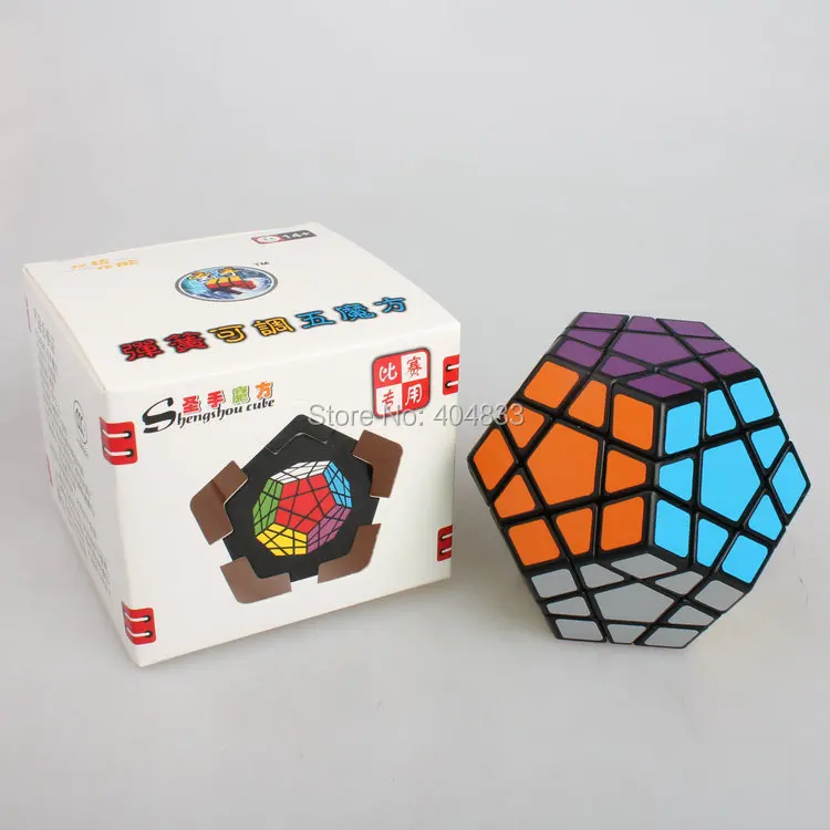 Shengshou Megaminxy черный/белый куб Magico скоростной головоломка образовательная игрушка