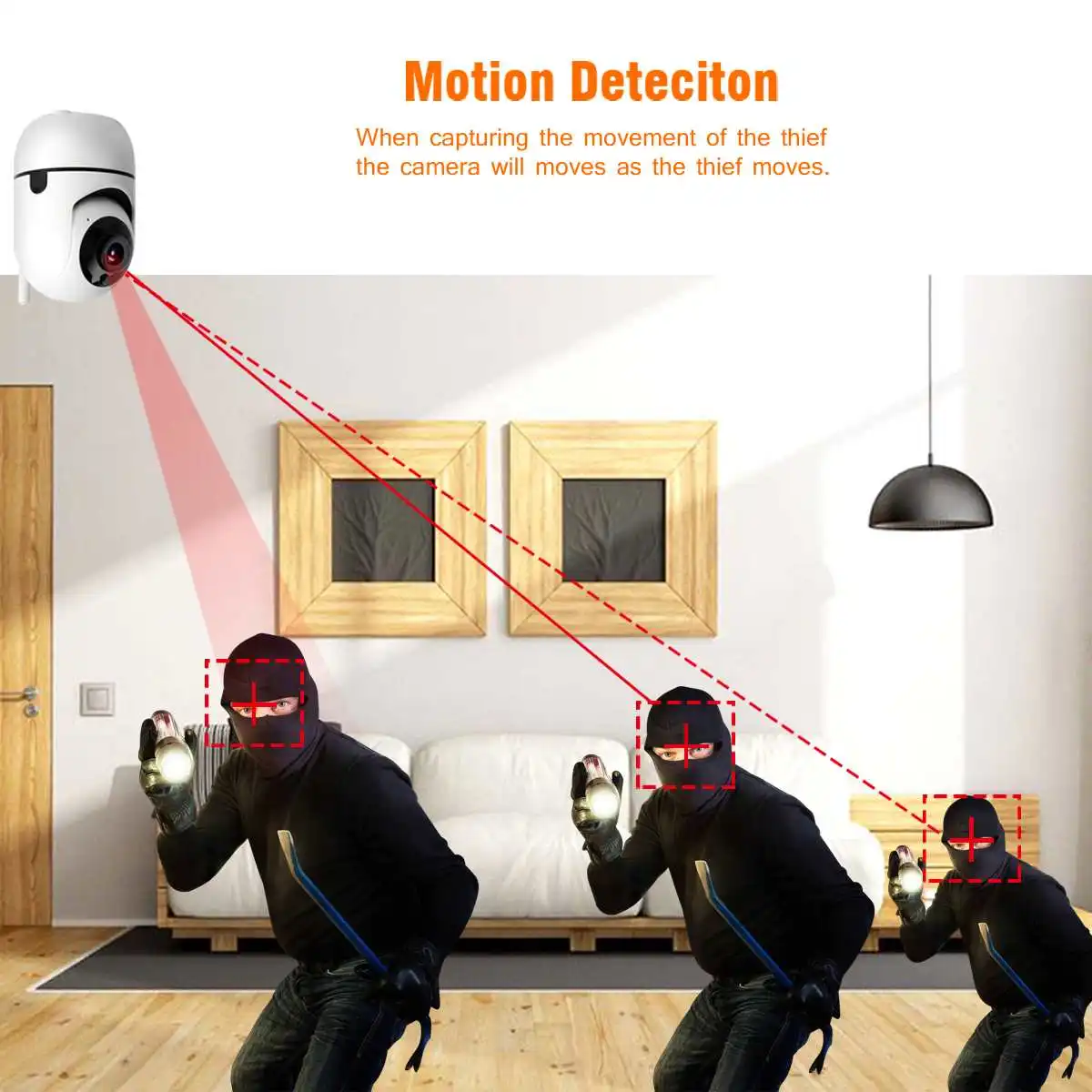 1080P умная Беспроводная ip-камера аудио Wifi камера видеонаблюдения домашняя сигнализация 2.0MP камера наблюдения крытая камера alexa для echo