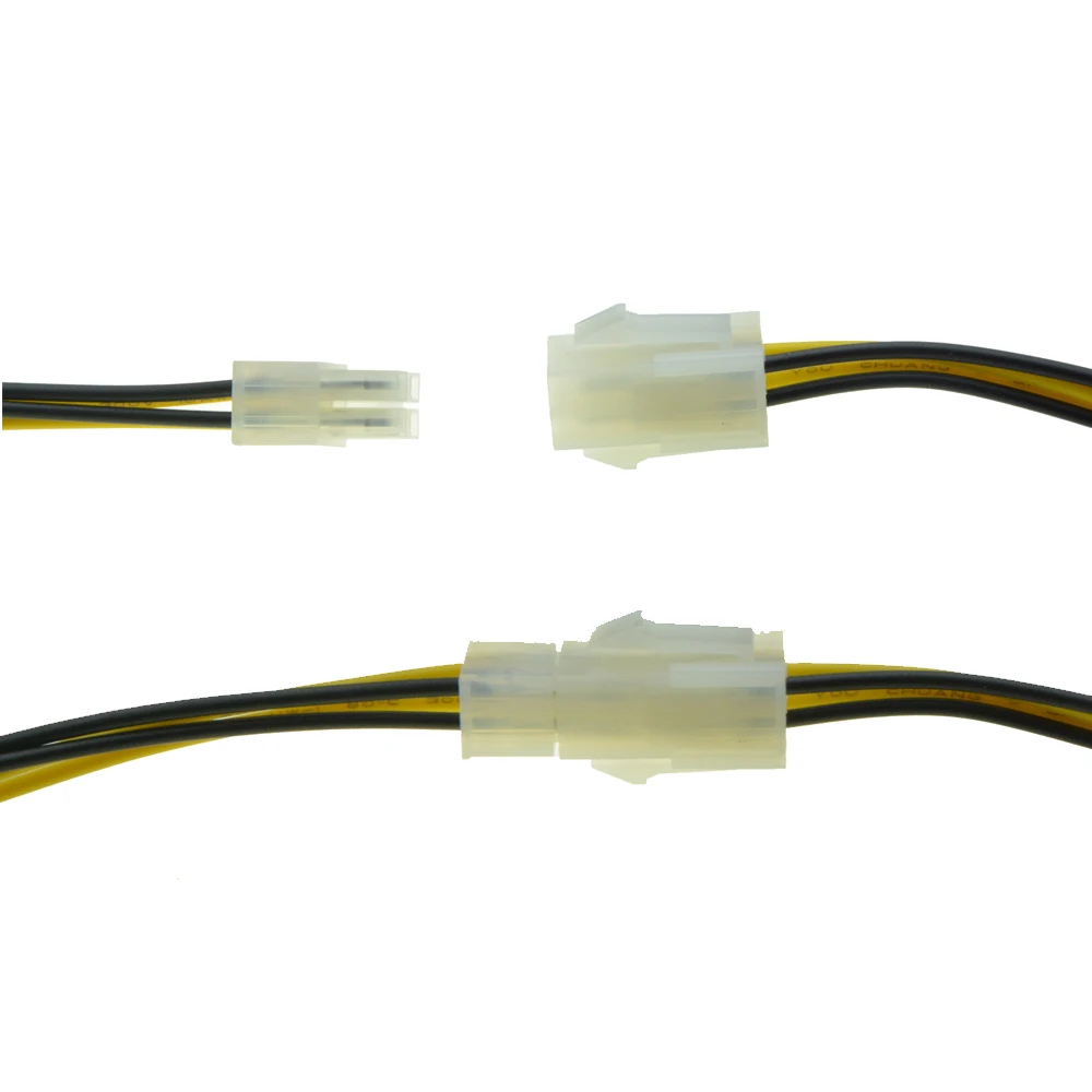 Кабель удлинитель 4 контакта ATX 12 В P4 20 см|4 pin atx|4 power supplycable |
