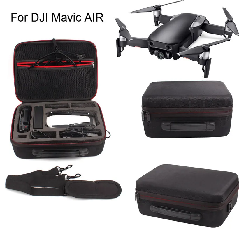 Черный Omeshin сумка Чехол протектор EVA внутренний водостойкий для DJI MAVIC AIR Drone 180224 Прямая - Цвет: Черный