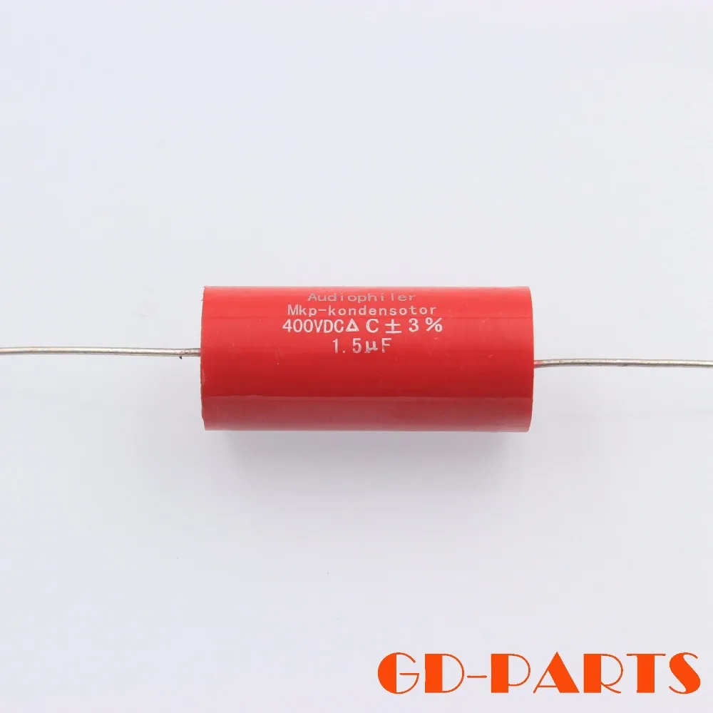 1 шт. 400VDC аудио класса осевой конденсатор Audiophiler MKP конденсатор для винтажный гитарный усилитель, динамик кроссовер муфта DIY Reapair
