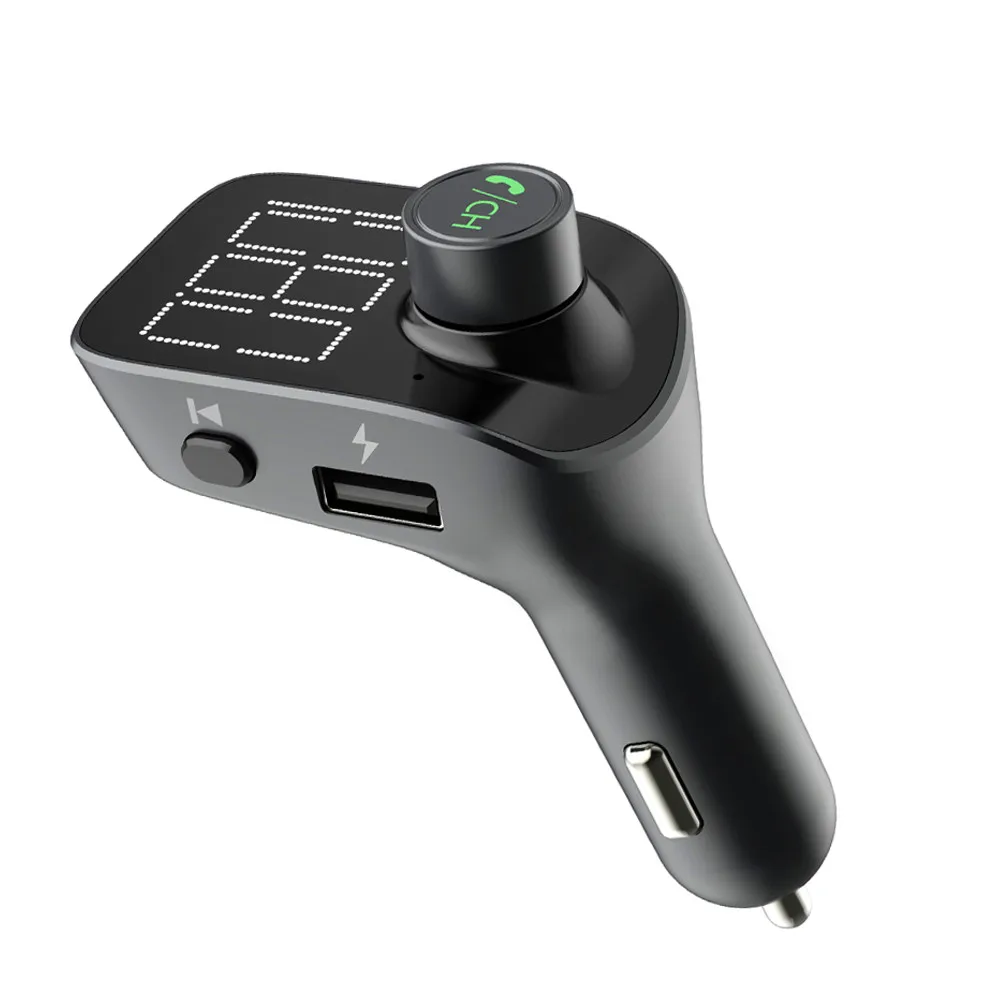Bluetooth автомобильный комплект fm передатчик MP3 плеер SD LCD Handsfree AUX Входная Функция Dual