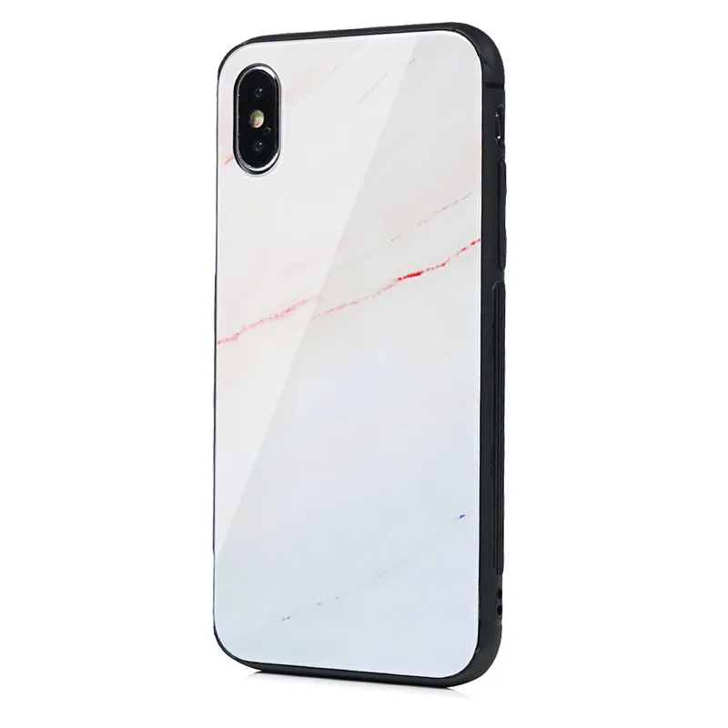 Мраморный чехол для iPhone X 8 7 6 S Plus чехлы силиконовый стеклянный iPhone8 Fundas Coque |