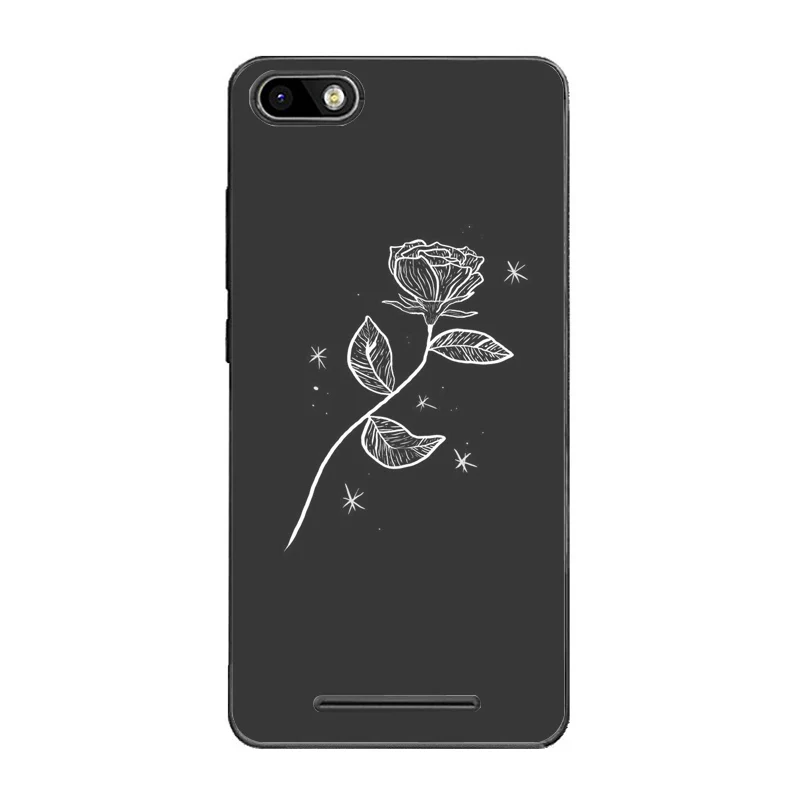 QaQsam милый мультяшный Космический Кот Чехол для телефона для Bq Bqs 4072 5020 5022 5035 5037 черный белый чехол для Bq 5050 5058 5059 5070 X Pro