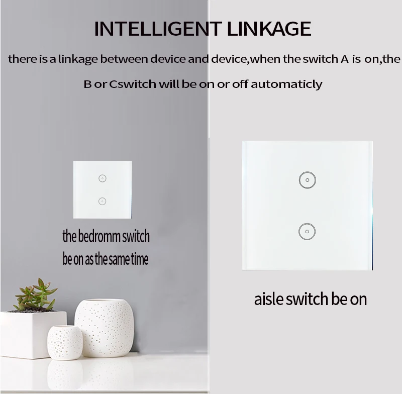 Работать с Amazon Alexa Google home Smart Wi-Fi стеклянная панель В 240~ 110 в ЕС сенсорный настенный выключатель света tuya приложение для умного дома
