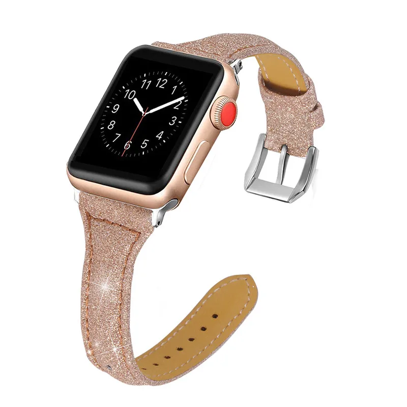 50 шт. Роскошные брендовые Кожаные Ремешки для наручных часов Apple Watch Band Iwatch 38 мм 42 40