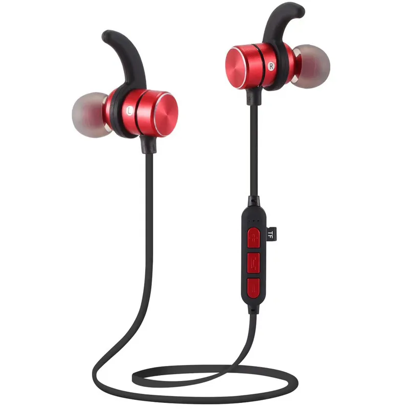 Wireless Earphones With TF In-Ear Ear Phones Bluetooth Fone De Ouvido Magnetic Attraction HiFi earphone For Mobile Phone | Электроника