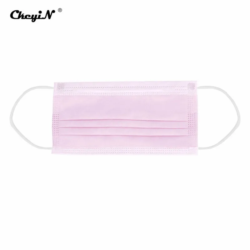 50 шт пылезащитные маски для лица 3 слоя ткани против пыли одноразовые хирургические медицинские ушные петли маски со ртом для лица 37