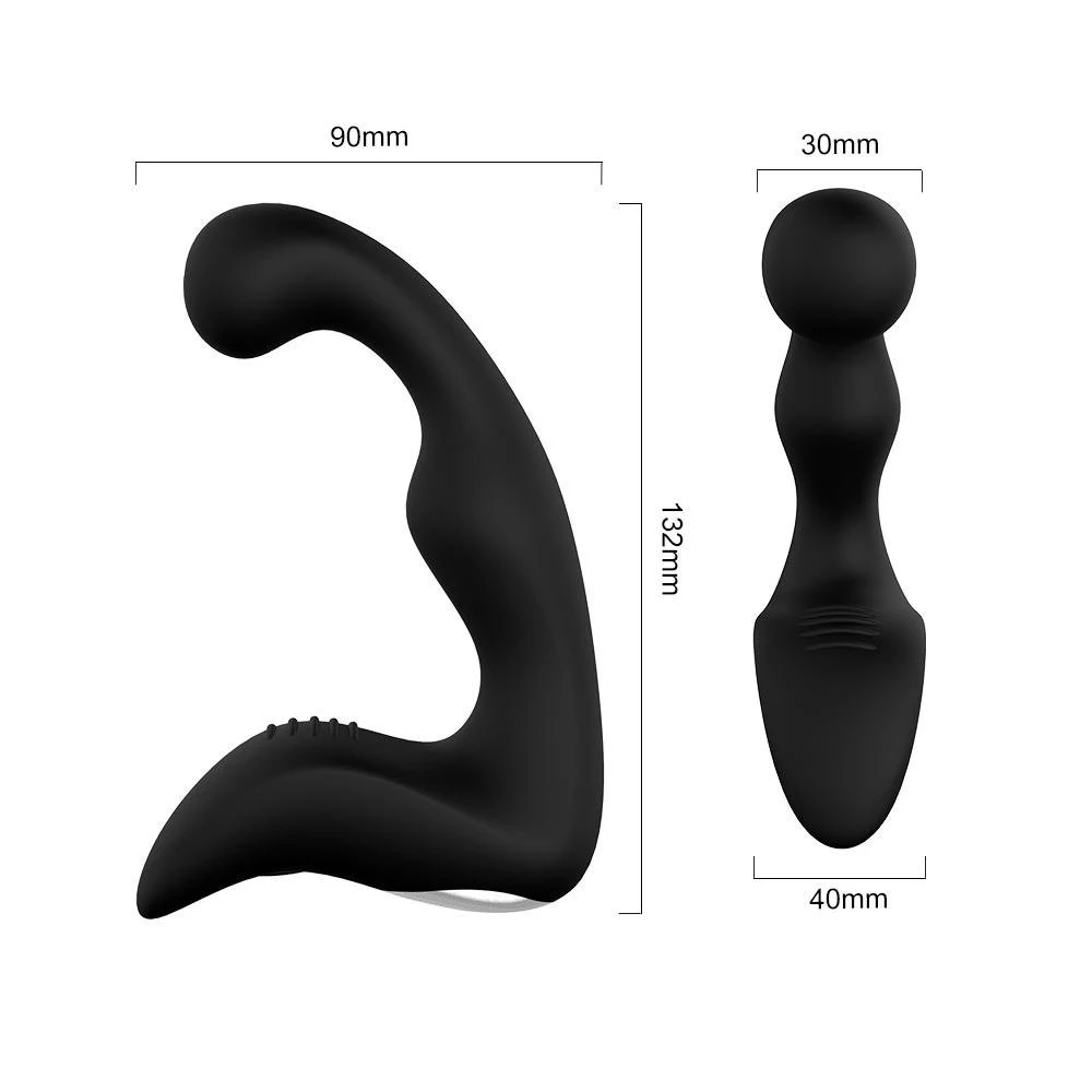 Массажер простаты для мужчин C Анальный вибратор силиконовая Анальная пробка