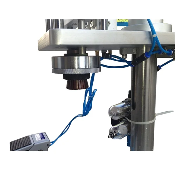 

Semi automatic perfume pump close machine, perfume capping machine, pneumatic perfume bottle crimping machine